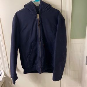 Men’s Navy Blue Carhartt Jacket Size Small